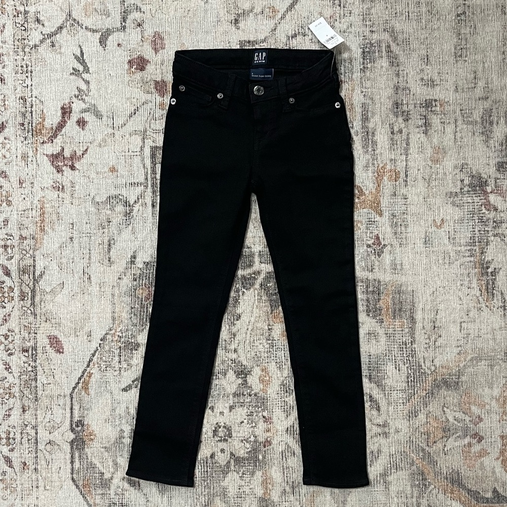 GAP kids - Black super stretch skinny jeans